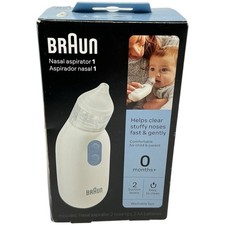 Braun Nasal Aspirator 1 Infant Kids Baby Electric Nose Cleaner New