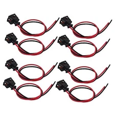  8 PCS Fuel Injector Connector Pigtail Harness Replacement for Universal 6.6L 