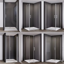 IMPTS Pendeltür Duschkabine Schwingtür Duschtür Eckeinstieg Duschabtrennung