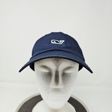 Vineyard Vines Unisex Blue Adjustable Baseball Cap Hat Classic Whale Logo