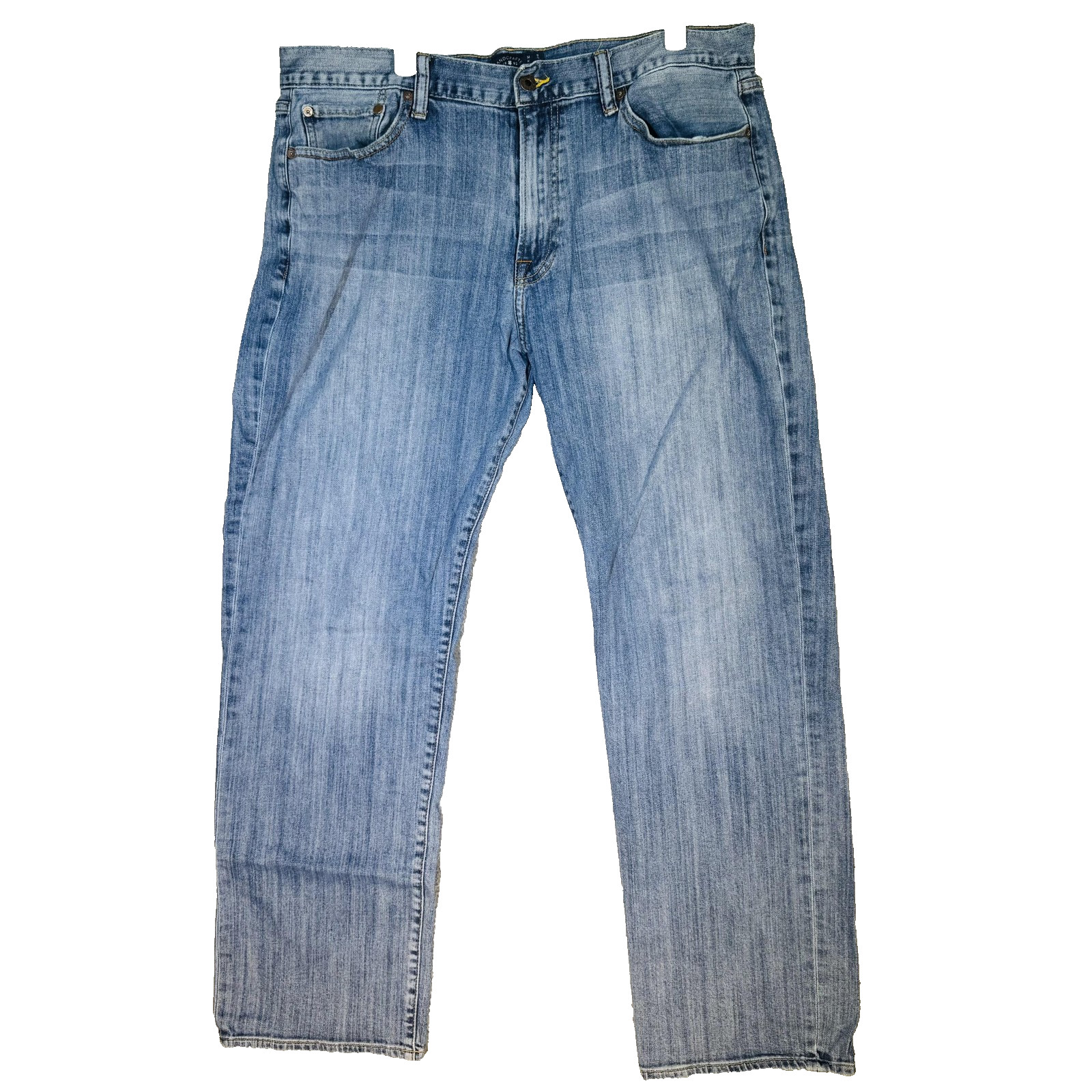 Mens 38x32 Blue Light Wash Denim