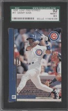 1996 Leaf Preferred Sammy Sosa #17 SGC 92 fm0
