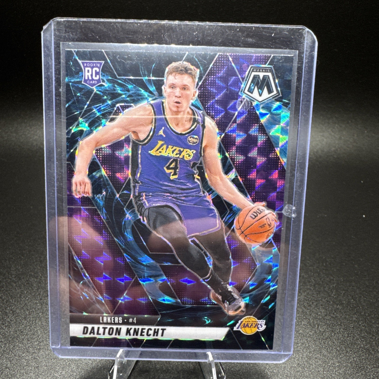 2024-25 Panini Mosaic - Rookies Dalton Knecht #238 Genesis Mosaic Prizm (RC)