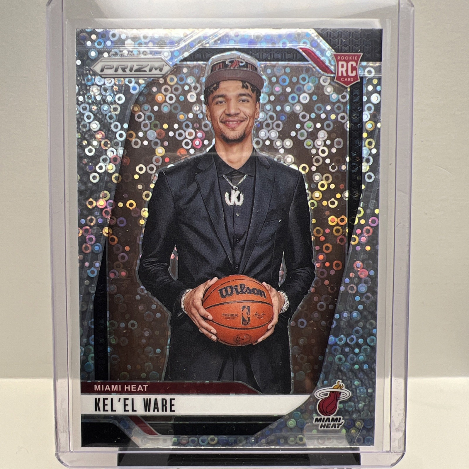 2024-25 Panini Prizm - Rookie Variation Kel'el Ware #248 Fast Break Prizm (RC)