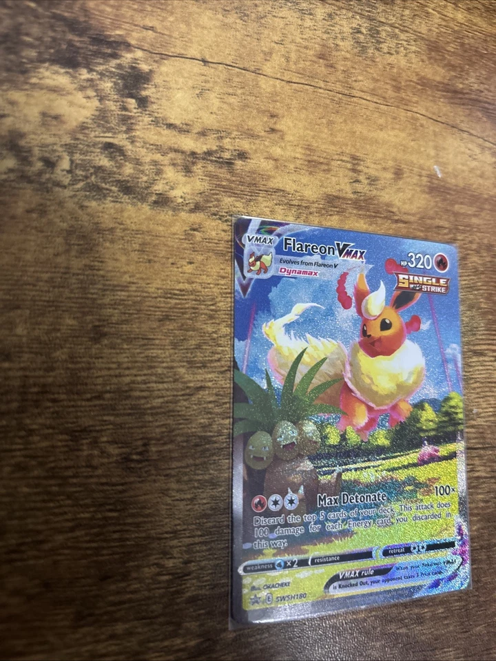 Flareon VMAX SWSH180 SWSH: Sword & Shield Promo Cards Holo - Image 3 of 4