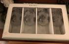 Waverly Garden Room Black Floral & Vine Hand Painted Glass Goblets HTF BNIB — photo 10