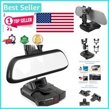 Valentine V1 Radar Detector Mount - Adjustable Vehicle Bracket for Safe Driving