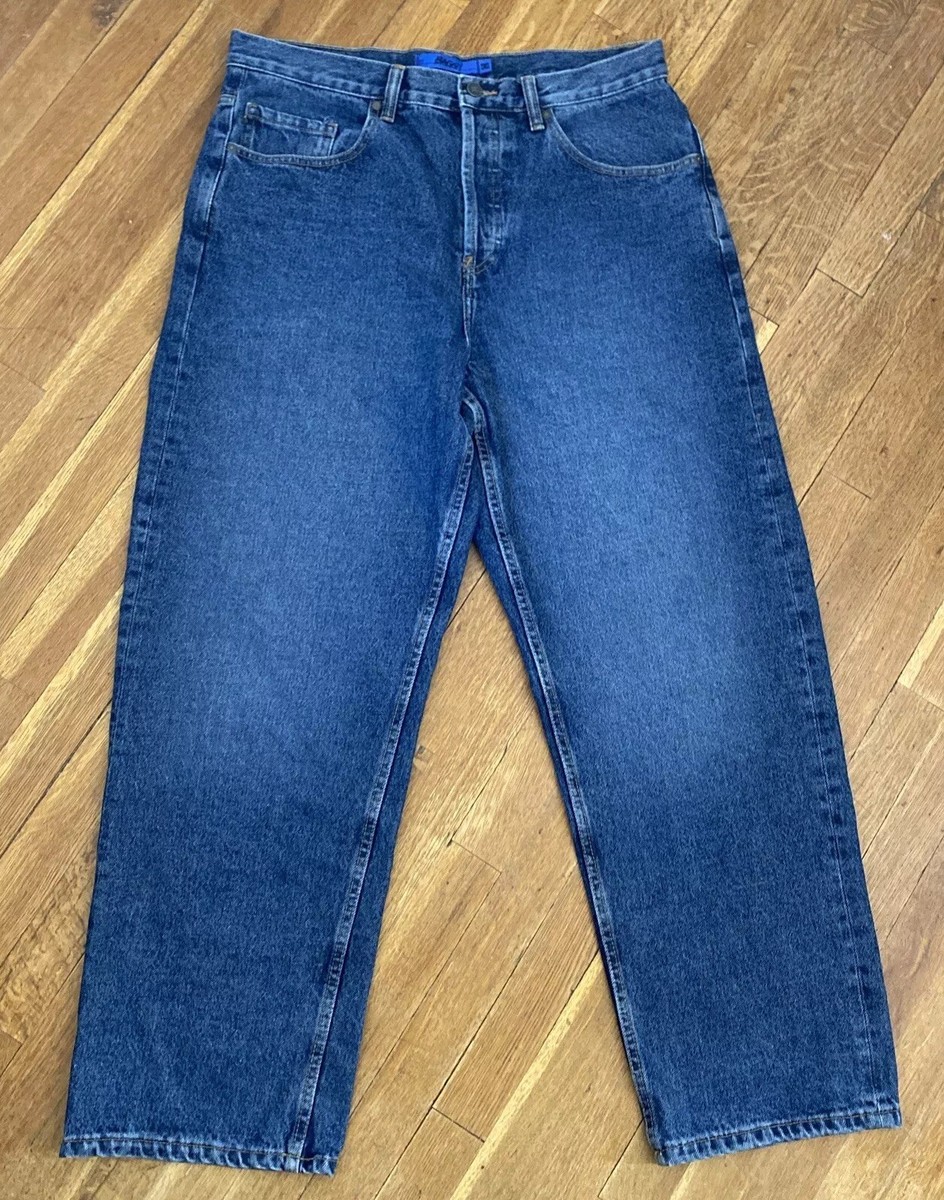 DC Jeans Baggy Button Fly Denim Jeans Actual Measurement’s Men’s 36x30  PreOwned