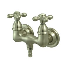 Kingston Brass CC37T Vintage Wall Mounted Clawfoot Tub Filler - Nickel