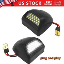 Led License Plate Lights For Chevy Silverado Gmc Sierra 1500 2500 3500 Cadillac