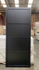 Noir Slimline 4 Panel Shaker Door