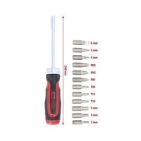 12 In 1 Ratschen-Bit-Schraubendreher KS Tools 159.2035