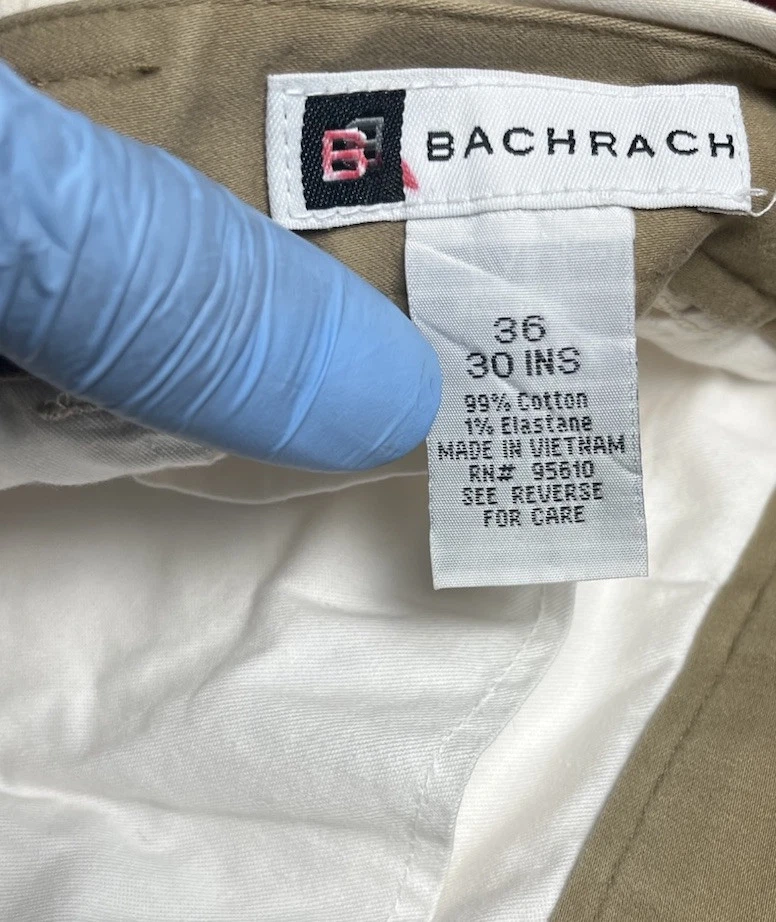 bachrach pants soft cream   36/30 - Image 4 of 4
