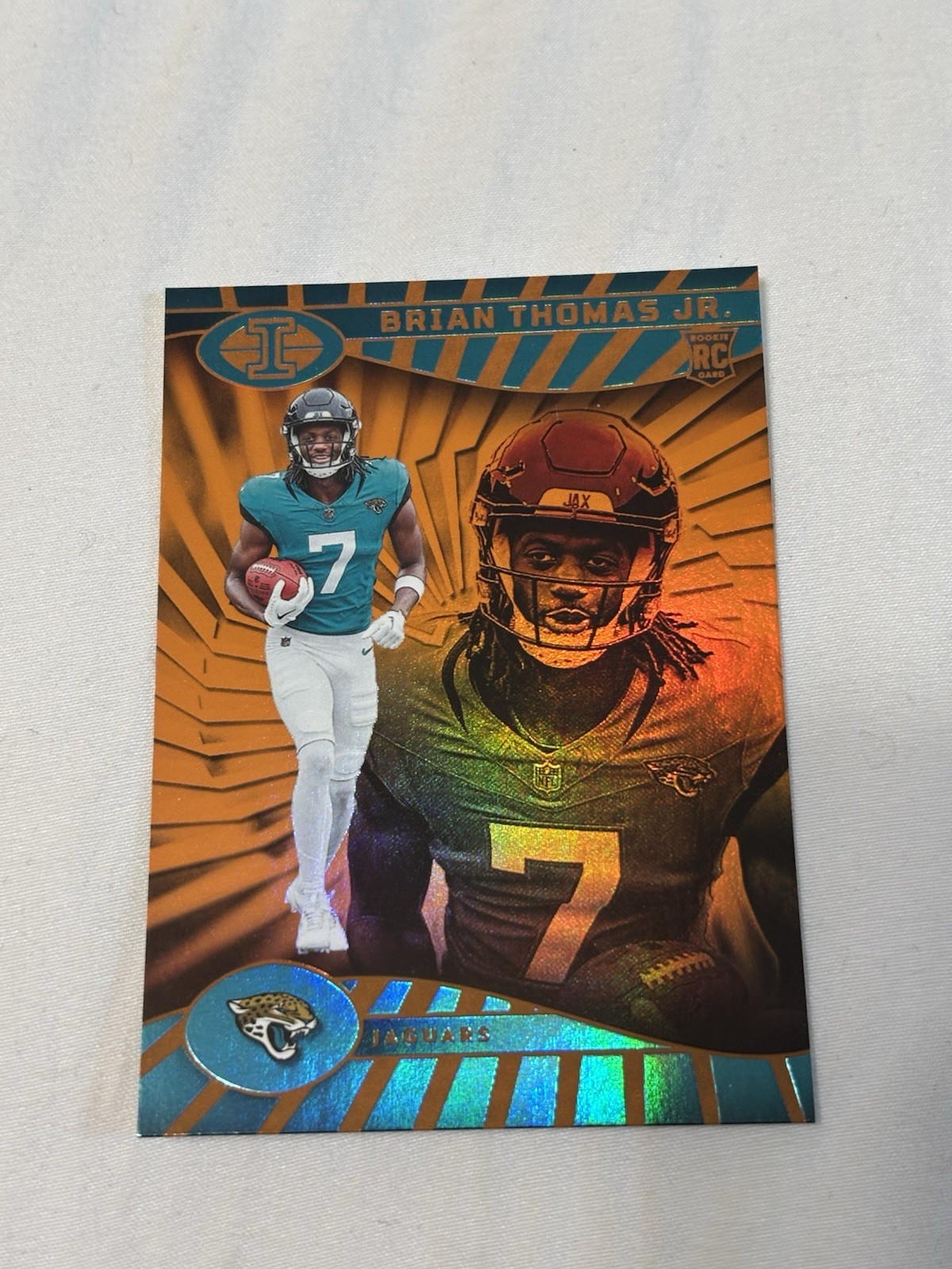 2024 Panini Illusions - Rookie Orange Trophy Collection #41 Brian Thomas Jr - RC