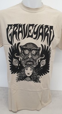 Graveyard - Monstertryck beige T-Shirt Größe M