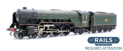 LILIPUT 'HO' SPUR BR GRÜN 4-6-2 KLASSE A2 'HORNETS BEAUTY' #60535 DAMPFLOK | Condition: Used