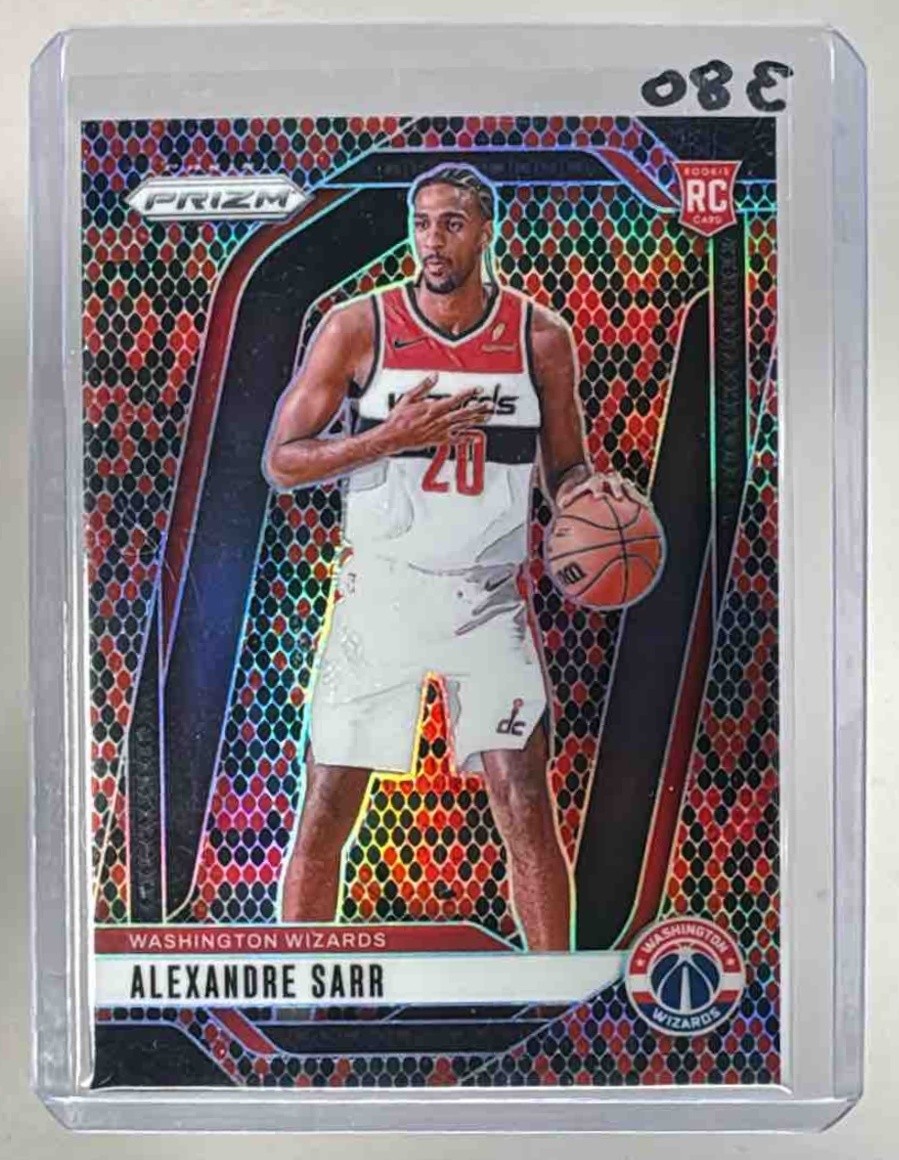 Alexandre Sarr 2024 Panini Prizm #264 Snakeskin Rookie RC