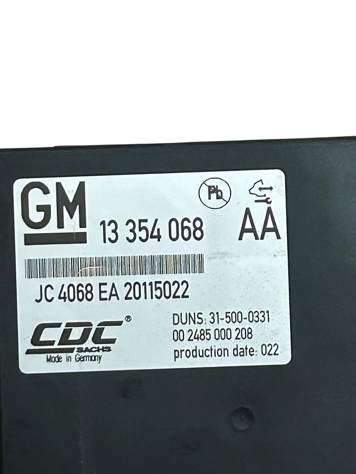 Centralina sospensioni Opel Insignia Sport tourer 2008/2017 13354068 - Immagine 4 di 4