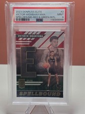 2023 Victor Wembanyama Donruss Elite Spellbound Red & Green SP #2 