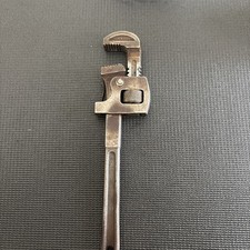 Vintage Penens Corp 4108 8β Pipe Wrench Made In USA Forged Steel Pre-Owned