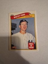 Whitey Ford 1989 SWELL BASEBALL GREATS (HOF) #50 FREE SHIPPING