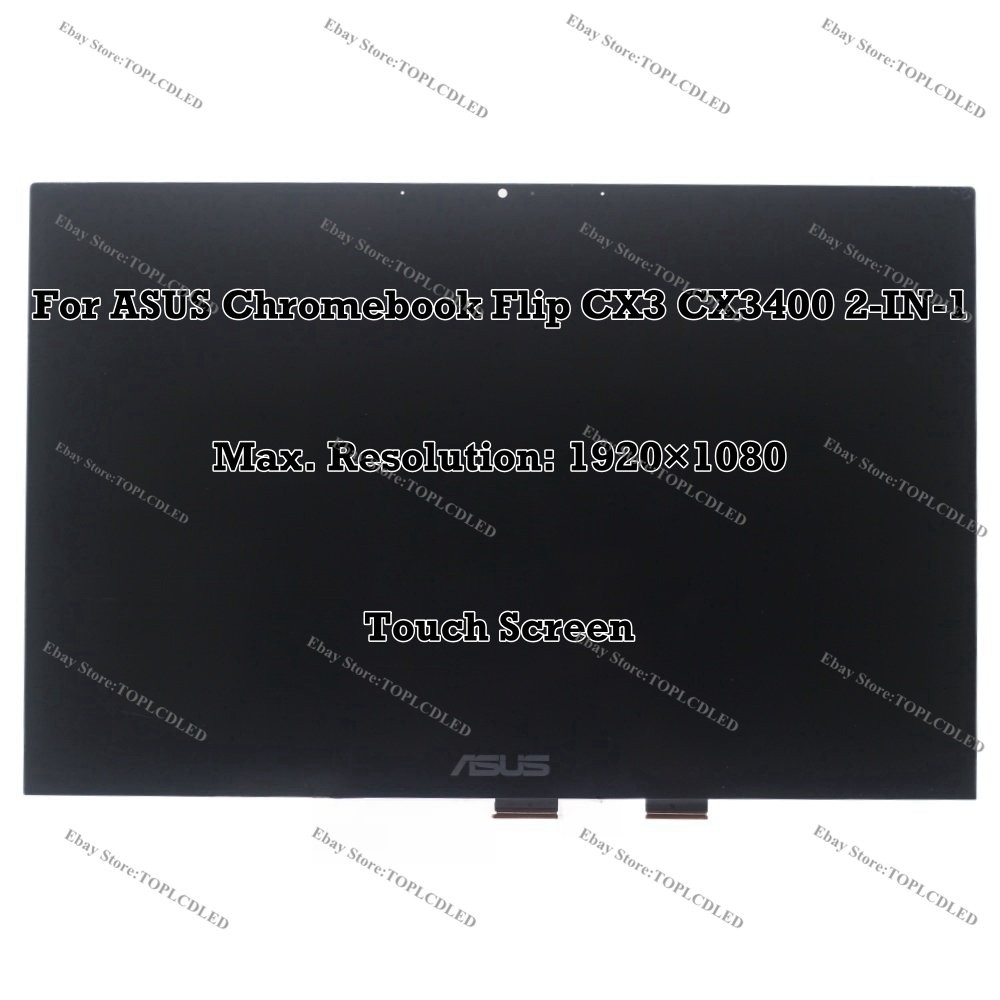ASUS Chromebook Flip CX3 CX3400FMA-GE586T-S 2-in-1 FHD LCD Assembly 60Hz 30Pins