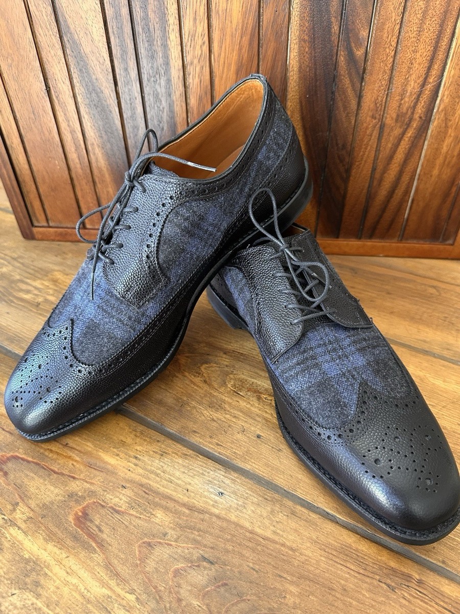 Chaussures Habillées Allen Edmonds Larchmont, Wingtip Marron, Cuir, Pointure 13 D (homme)
