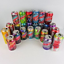 Mountain Dew Brand Special Flavors 12oz Empty Can Collection 2026 You PICK 