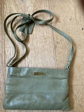 ROWALLAN - MINI CROSS BODY / SHOULDER BAG - SOFT  BLUE REAL LEATHER - FREE POST