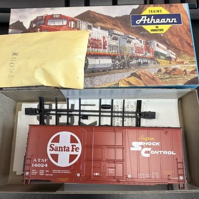 33/ Athearn HO Scale 40 FT Hi Cube Santa Fe Car Kit #1965 OVP, Unmontiert