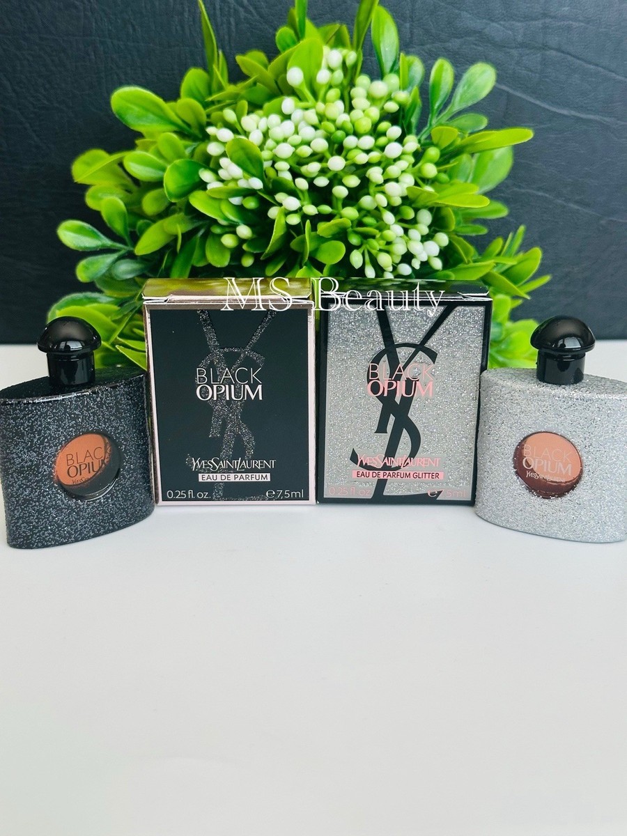 YSL Black Opium EDP & Black Opium Glitter Mini 7.5ml Each (Dabber