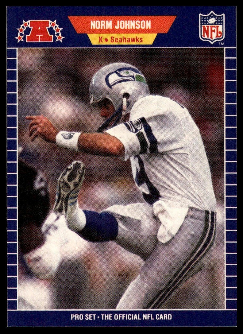 1989 Pro Set #394 Norm Johnson