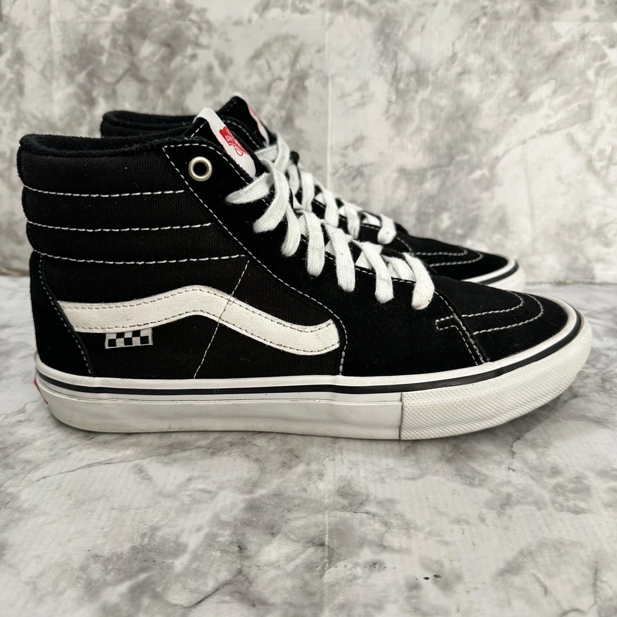 VANS Off-the-Wall, High-Top, Pro Classics, Men\'s Size 11.5 Vans Skate Sk8-Hi Shoes - Dark Grey/White | SoCal Skateshop main image 2