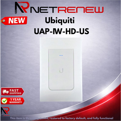 NEW UAP-IW-HD-US Ubiquiti  In-Wall  Wave2  802.11ac Access Point