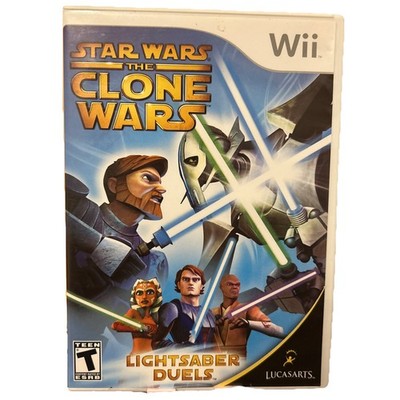 Star Wars: The Clone Wars - Lightsaber Duels (Nintendo Wii, 2008)