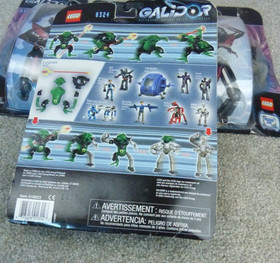 Three 2002 Lego Galidor Defenders Outer Dimension Euripides & 2 Gorm Sealed