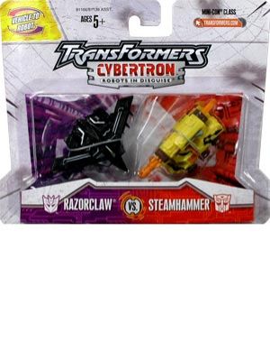 Hasbro Transformers Cybertron Razorclaw Vs Steamhammer Action Figure