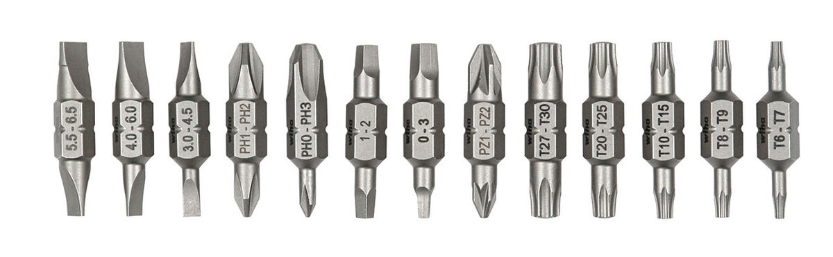 Wiha 77781 13 Piece Double End Bit Reload Set for Technician Wiha 77781 13 Piece Double End Bit Reload Set for Technician