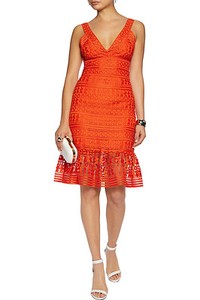 dvf orange dress