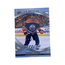 2023-24 Upper Deck MVP Hockey Ice Battles Card #4 Darnell Nurse Edmonton Oilers