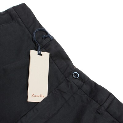 Zanella NWD Noah Cotton Blend Chinos / Casual Pants Size 34 US In Dark Blue