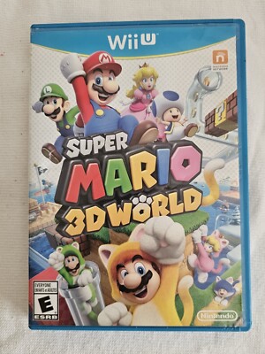 Super Mario 3D World (Nintendo Wii U, 2013) Not Tested.  Light Scratches 