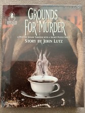 BePuzzled Grounds for Murder 1000 Piece Jigsaw Puzzle Mystery New Sealed 1994