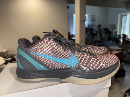 Nike Zoom Kobe VI 6 All Star ASG 3D (448693 001 ) Red Blue Gray Sz 13 New Rare - Picture 4 of 7