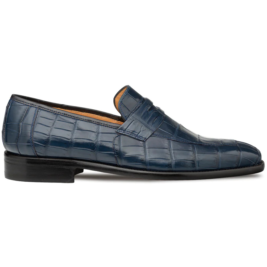 Mezlan Croco-Eembossed Leather Penny Loafer, Size 10 Mezlan Croco-Eembossed Leather Penny Loafer, Size 10 main image 4