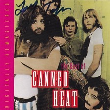 "The Best of Canned Heat" CD signed by Larry Taylor