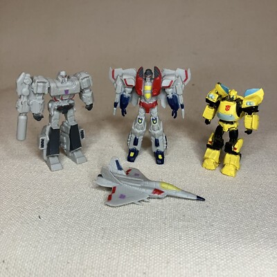 TRANSFORMERS Cyberverse Mini Figure, Hasbro 2  Lot Of 4 - MEGATRON, Bumble