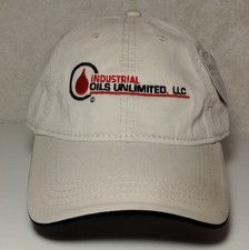 Cap America Golf Headwear Game Industrial Oils Ball Cap Hat Khaki Beige NWT