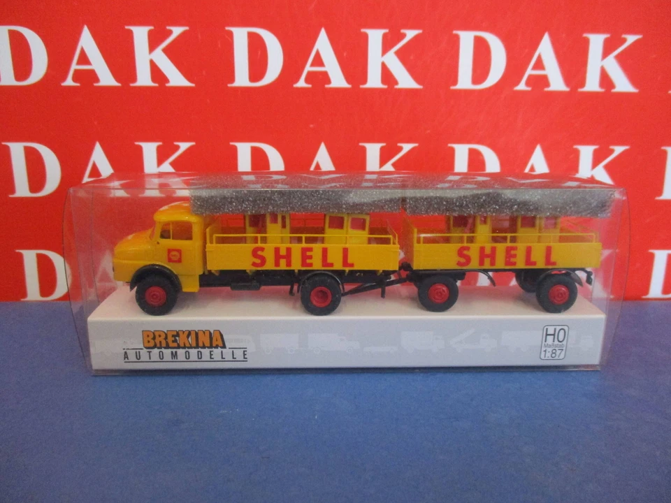 1/87 Modellino Camion Truck Mercedes-Benz MB L322 Shell by Brekina - Immagine 4 di 4