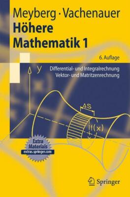 Höhere Mathematik 1 von Meyberg/Vachenauer (Springer) Mega Deal!